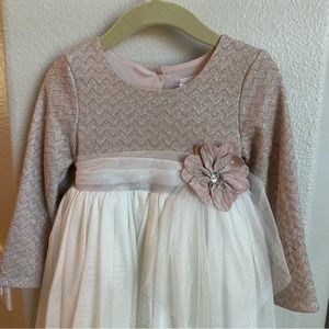 Shimmery Dusty Pink Formal Dress